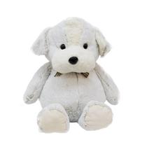 Cachorro Branco Com Laço 45cm - Pelúcia