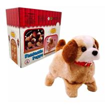 Cachorro Brinquedo De Pelúcia Pula Anda Late Da Cambalhota