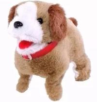 Cachorro Brinquedo De Pelúcia Pula Anda Late Da Cambalhota Cachorro Brinquedo De Pelúcia Pula Anda Late Da Cambalhota