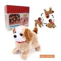 Cachorro Brinquedo De Pelúcia Pula Anda Late Da Cambalhota Cachorro Brinquedo De Pelúcia Pula Anda Late Da Cambalhota