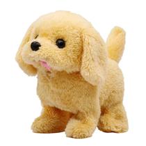 Cachorro Cachorrinho De Pelúcia Que Anda Late Som Luz