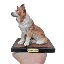 Cachorro Cão Escultura Estatueta Enfeite Resina Várias Raças