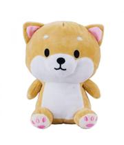 Cachorro Caramelo Pelúcia Sentado Fofinho 22cm