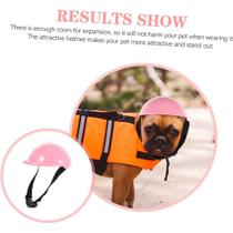Cachorro Chapéu Engraçado Para Animais De Estimação Kit De Beleza Engrenagens De Plástico Para Motocicleta Capacete Paró