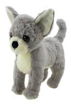 Cachorro Chihuahua Cinza 20cm - Pelúcia
