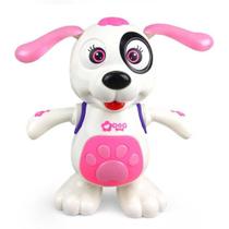 Cachorro Dançante Rosa Brinquedo Musical Som Luz E Movimento - toys