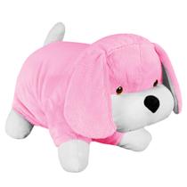 Cachorro de pelúcia 55 cm Almofada Bebê vira um travesseiro Decoração - Pedrinho Enxovais
