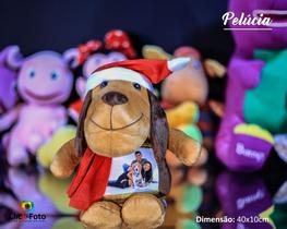 Cachorro de pelúcia com gorro Cachorro de pelúcia com gorro