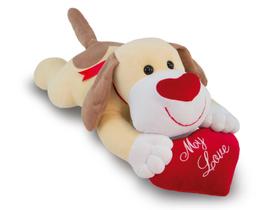 Cachorro de Pelúcia Dhomini 55cm Anti-alérgico