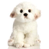 Cachorro de pelúcia HollyHome Bichon Frise Plush Puppy 33 cm para crianças