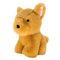 Cachorro de pelúcia mais macio do mundo, 23 cm, marrom para crianças