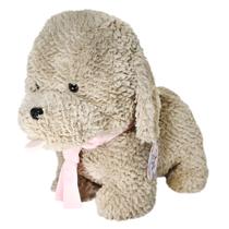 Cachorro De Pelúcia Peludinho Au Au Colecionável 35 cm Antialérgico Lavável