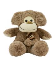 Cachorro De Pelúcia Peludinho Com Laço 21Cms Cachorro De Pelúcia Peludinho Com Laço 21Cms