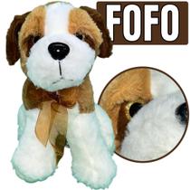 Cachorro de Pelúcia Realista - Cachorro de Brinquedo 30cm