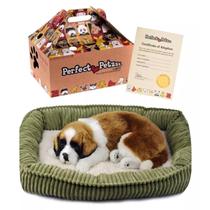 Cachorro Filhote Pelúcia Perfect Petzzz Respira São Bernardo