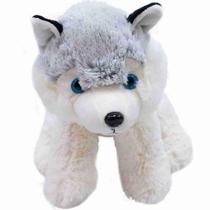 Cachorro Husky Sentado 24Cm - Pelúcia