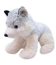 Cachorro Husky Sentado 29cm Pelúcia