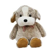 Cachorro Marrom Com Laço 45Cm - Pelúcia