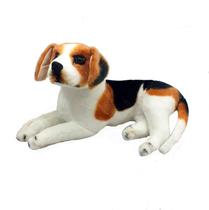 Cachorro Pelúcia Beagle Deitado 42 Cm - Fizzy Toys