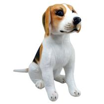 Cachorro Pelúcia Beagle Sentado 29 Cm Altura