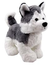 Cachorro Pelúcia Husky Siberiano 28 Cm - Fizzy Toys