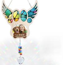 Cachorro personalizado Memorial Suncatcher MOTAVYN com foto 20x18cm