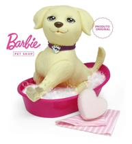Cachorro Pet shop da Barbie Hora do banho banheira Mattel