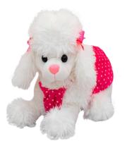 Cachorro Poodle Deitado De Saia 33cm - Pelúcia Cachorro Poodle Deitado De Saia 33cm - Pelúcia