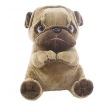 Cachorro Pug 24 Cm Pelúcia Fofytoys Original Antialérgico Cachorro Pug 24 Cm Pelúcia Fofytoys Original Antialérgico