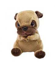 Cachorro Pug de Pelúcia 18cm Fofo e Encantador Cachorro Pug de Pelúcia 18cm Fofo e Encantador