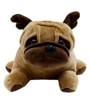 Cachorro Pug Marrom Deitado 27cm - Pelúcia