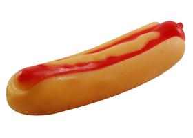 Cachorro Quente Brinquedo Pet Borracha 12cm Mordedor Hot Dog Sonoro Para Cachorro Cão Criança Bebe - WELLPET