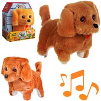 Cachorro Robô Fofinho Brinquedo Infantil Late E Anda Sozinho - Art Brink