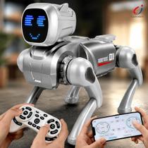 Cachorro Robo Inteligente Com Controle Remoto Gestos E Luz LED E Sensores De Mao Brinquedo Cachorro Robo Inteligente Com Controle Remoto Gestos E Luz LED E Sensores De Mao Brinquedo