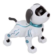 Cachorro Robô Inteligente Controle Remoto Interativo Branco