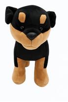 Cachorro Rottweiler Realista em Pelúcia 30 cm Super Fofo Macio e Detalhado Cachorro Rottweiler Realista em Pelúcia 30 cm Super Fofo Macio e Detalhado