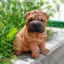 Cachorro Sculpture Hi-Line Gift Ltd Shar Pei 16 cm