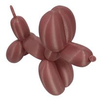 Cachorro Tipo Balão Bexiga Estátua Diversas Cores 17cm - 3D Art