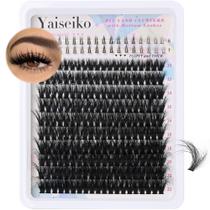 Cachos de cílios Yaiseiko Fluffy Thick 10-22 mm D Curl 236 unidades