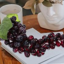 Cachos de Uva Decorativos Artificiais Uvas verde Cozinha Gourmet Cachos de Uva Decorativos Artificiais Uvas verde Cozinha Gourmet