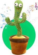 Cacto Brinquedo Dançante e Falante - Diversão com 120 Músicas e Luzes Piscantes Cacto Brinquedo Dançante e Falante - Diversão com 120 Músicas e Luzes Piscantes