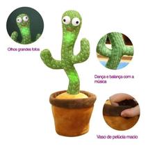 Cacto Dançante E Falante Toca Música Repete A Fala Brinquedo