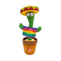 Cacto Dançante e Falante Toca Música Repete a Fala Cacto Dançante e Falante Toca Música Repete a Fala