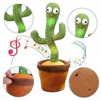 Cacto Dançante Falante Pelúcia Divertida Repete Voz Musicas - Cactus