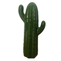 Cacto de cerâmica verde decorativo 23 cm e 19 cm Cacto de cerâmica verde decorativo 23 cm e 19 cm