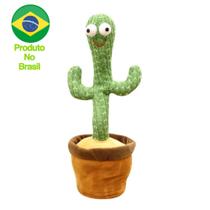 Cactos Dançante e Falante Toca Música Repete a Fala e Dança - Toy Baby
