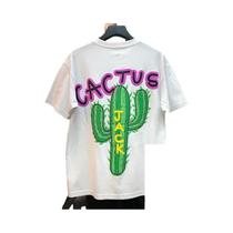 Cactus Jack Hip Hop masculino camiseta de algodão, moda de rua Hip Hop, luxo, Travis, novo, 2023