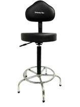 Cad. mocho/verona caixa alta base cromada fixa corano preto Cad. mocho/verona caixa alta base cromada fixa corano preto