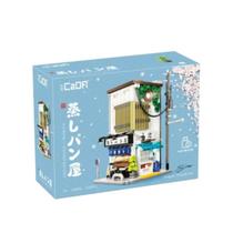 CaDa Blocos de Montar Loja De Pães Japonesa Com Led