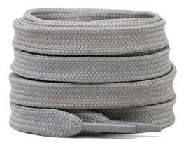 Cadarço Atacador Chato De Poliester 1,40 Com 2 Pa Cinza